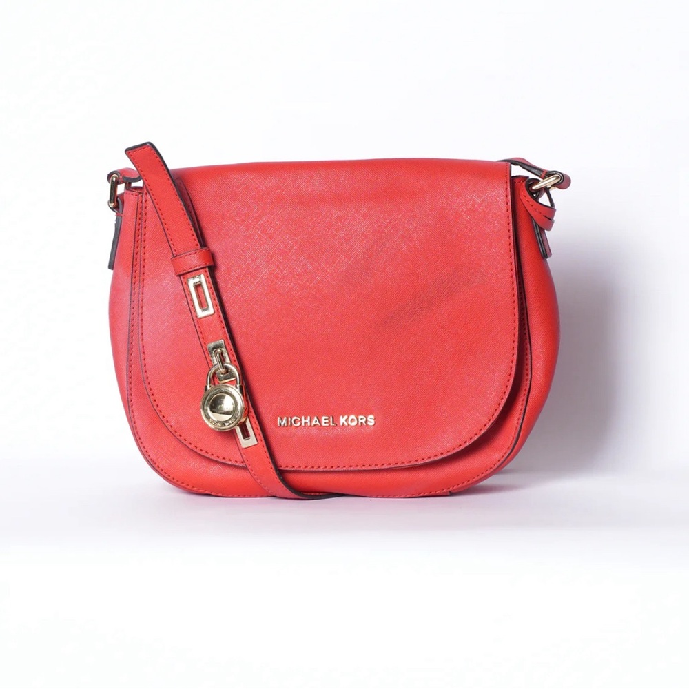 Red Michael Kors Purse